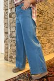 Brynn Wide Leg Jeans Mid Denim 
